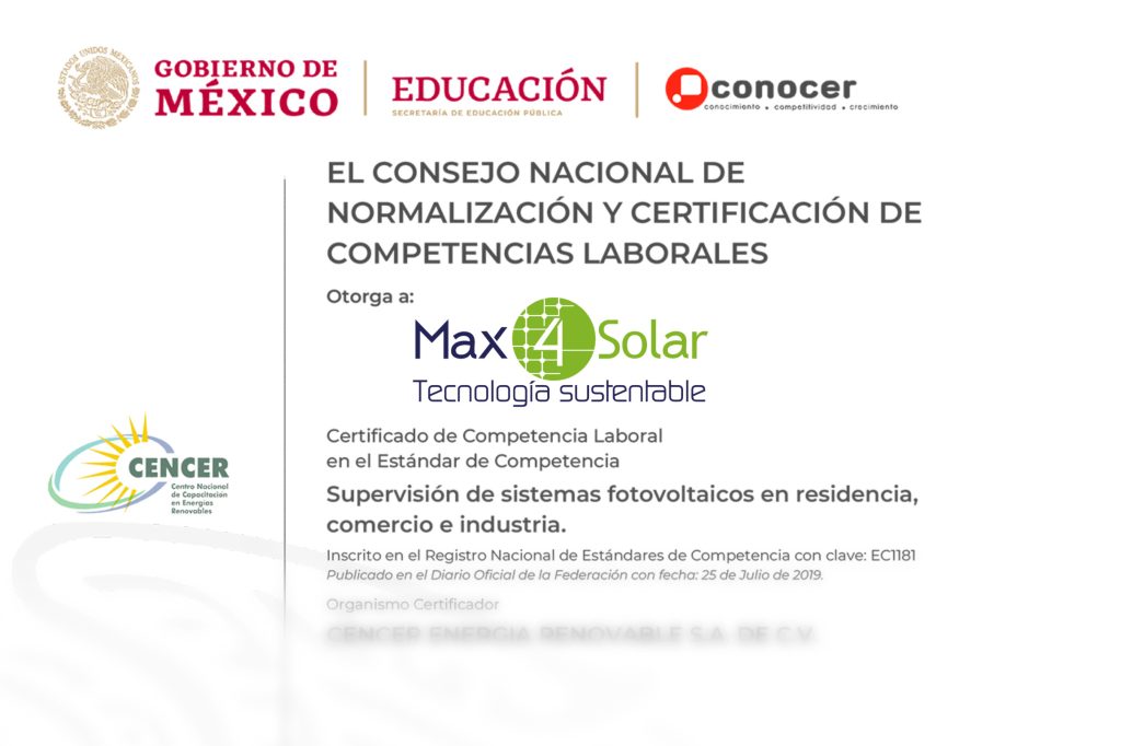 Certificaciones de Competencia Laboral (CONOCER)