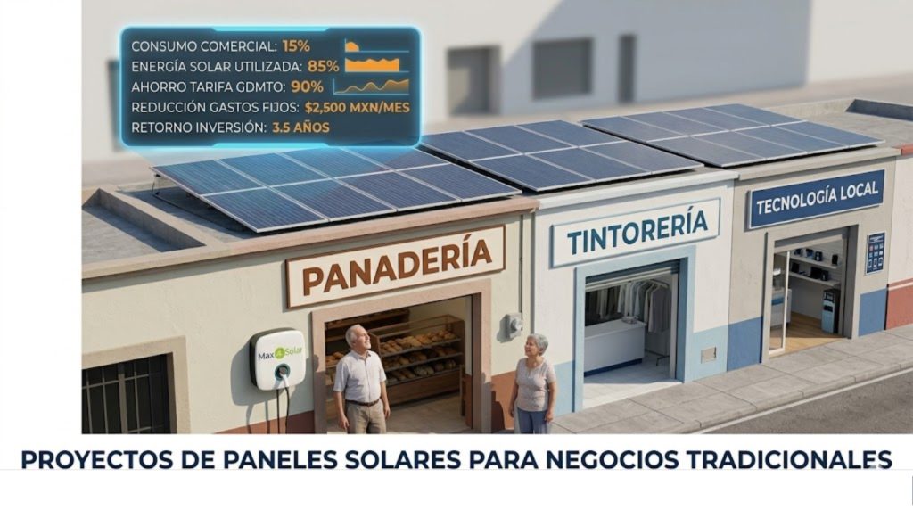 Negocios Tradicionales en México con altos consumos de luz en tarifas PDBT